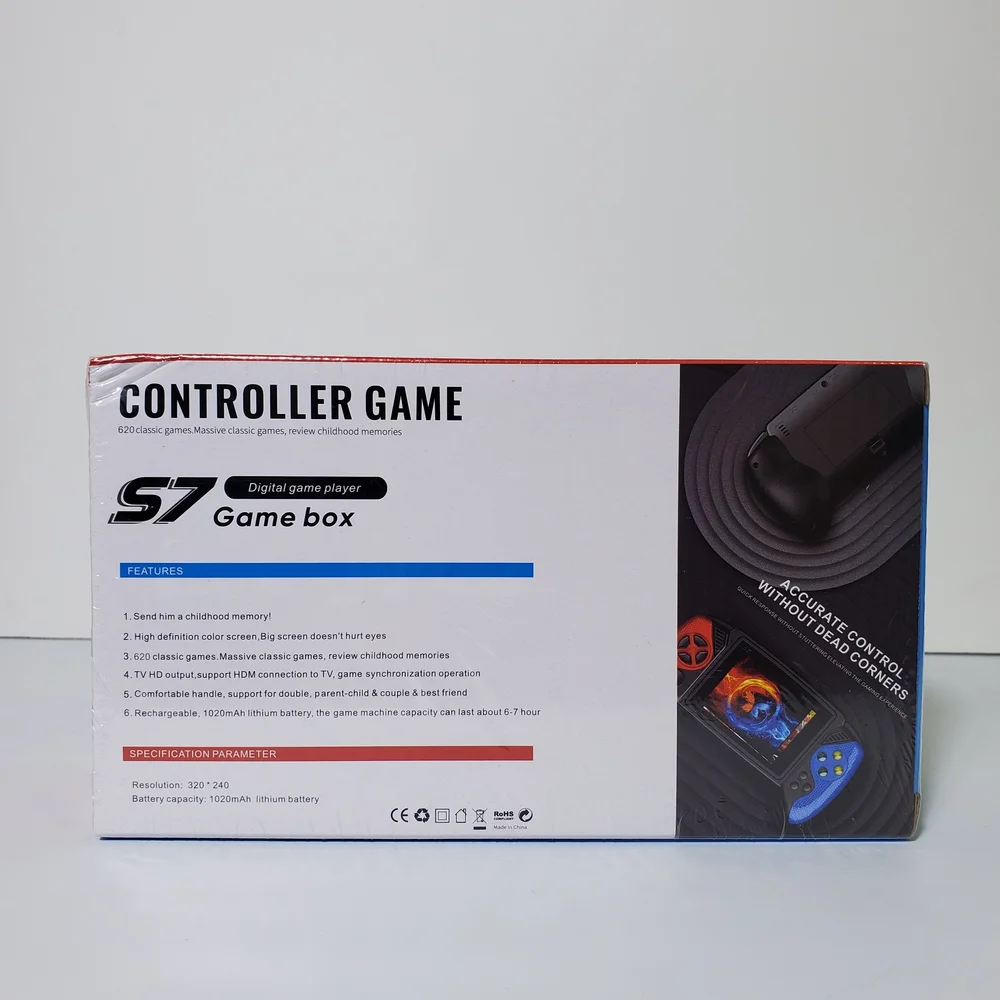 S7 Handheld Console Electronics Retro Classic Kids Adults Video Games System